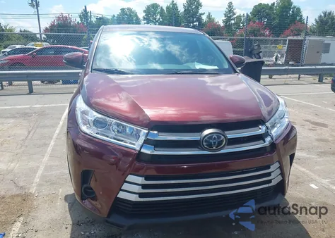 2019 Toyota Highlander Le Plus from USA, damaged, VIN 5TDZZRFH5KS354031
